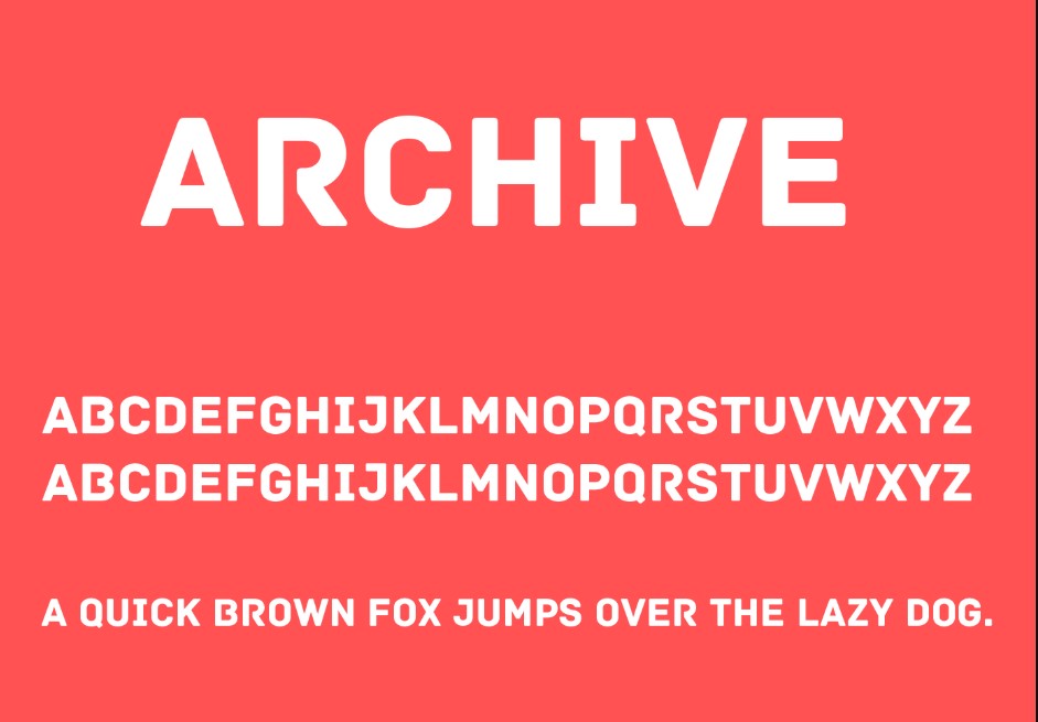 Archive Font