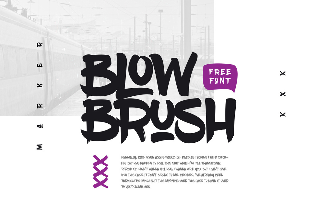 Blow Brush Font Free Download