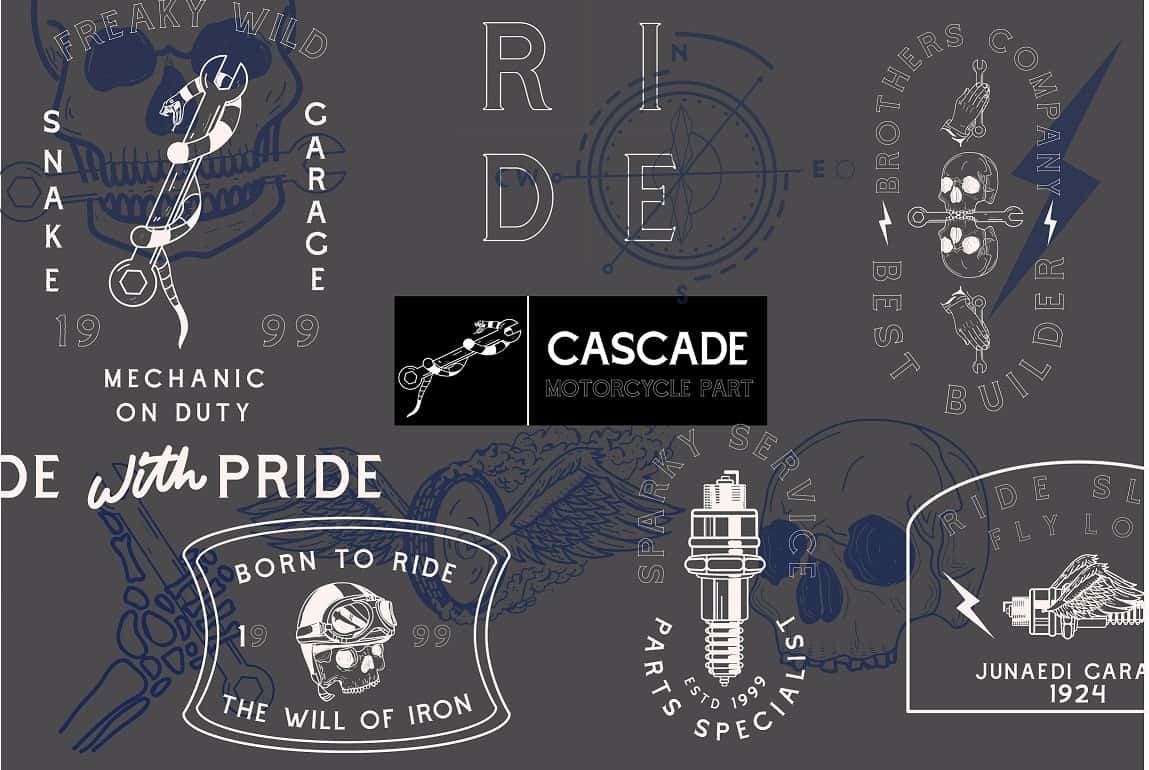 Cascade Motorcycle Font Free Download