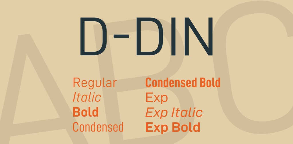 Din Regular Font Free Download