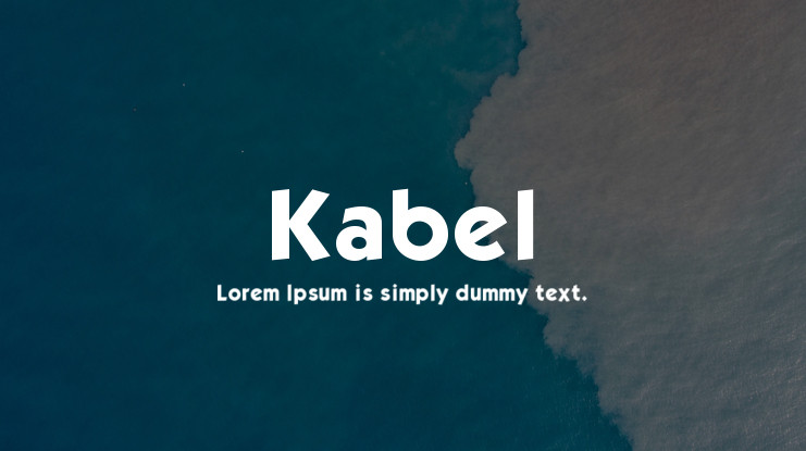 Kabel Font Free Download