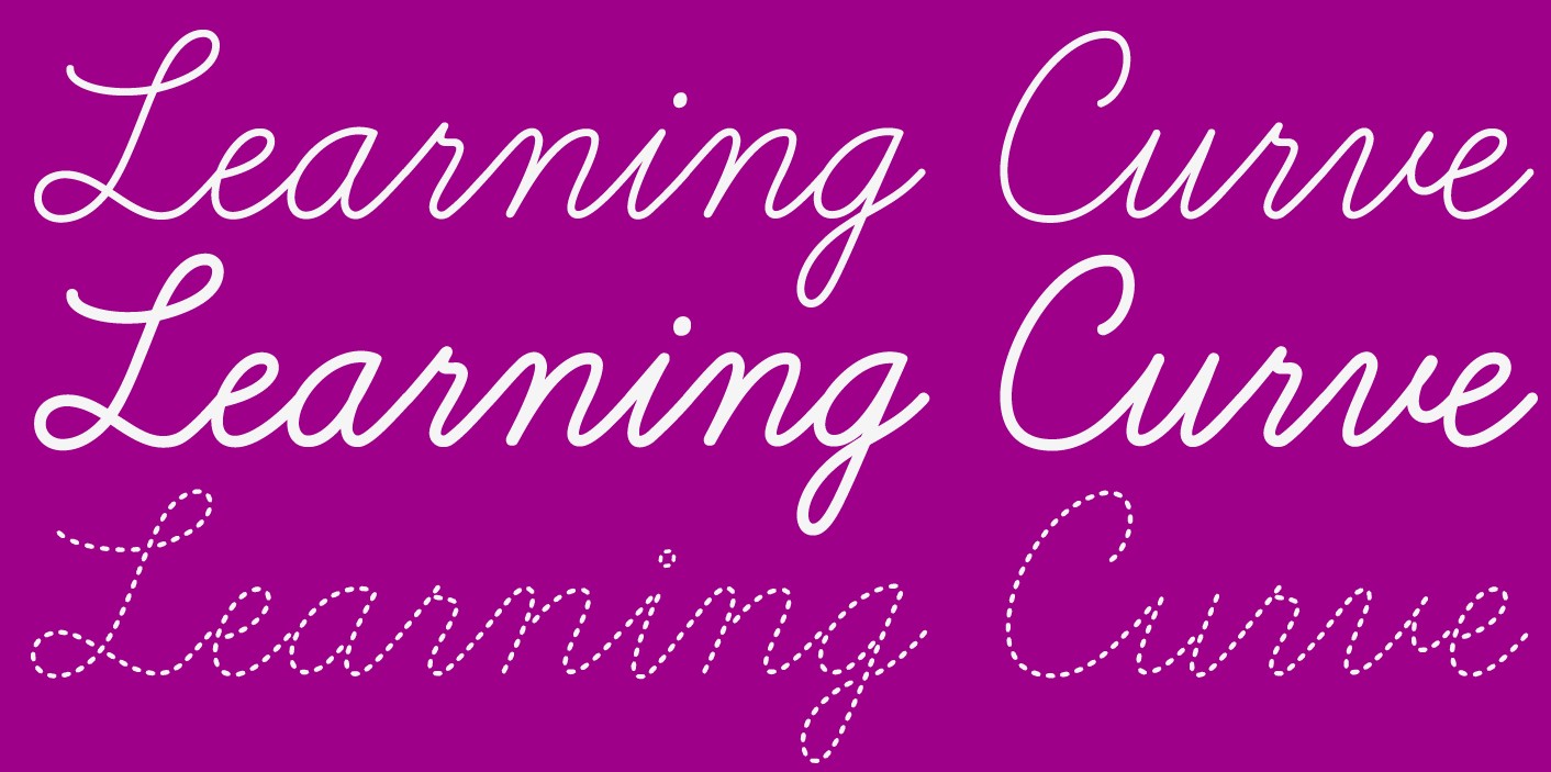 Learning Curve Bv Font