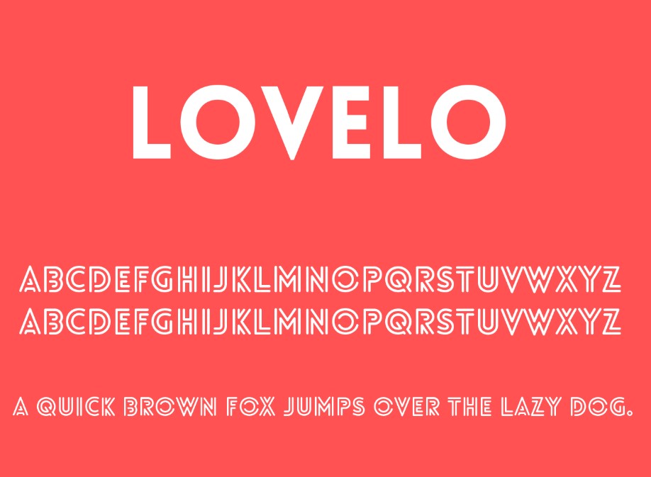 Lovelo Font