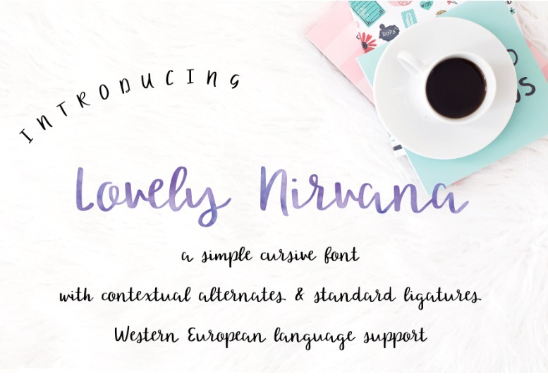 Lovely Nirvana Script Font Free Download