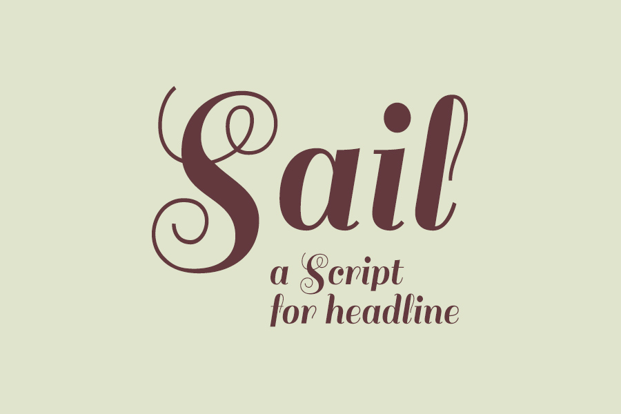 Sail Script Font Free Download