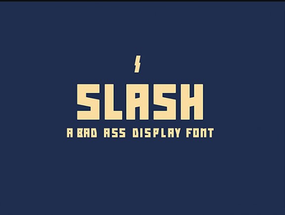 Slash Font Free Download