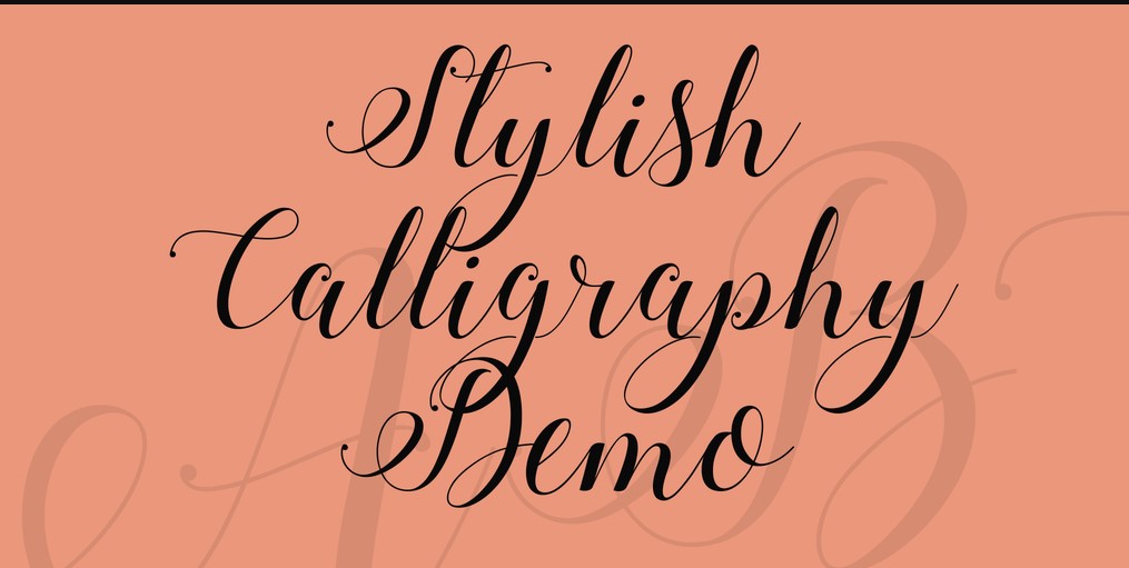 Stylish Calligraphy Font Free Download