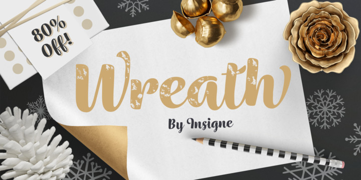 Wreath Font Free Download