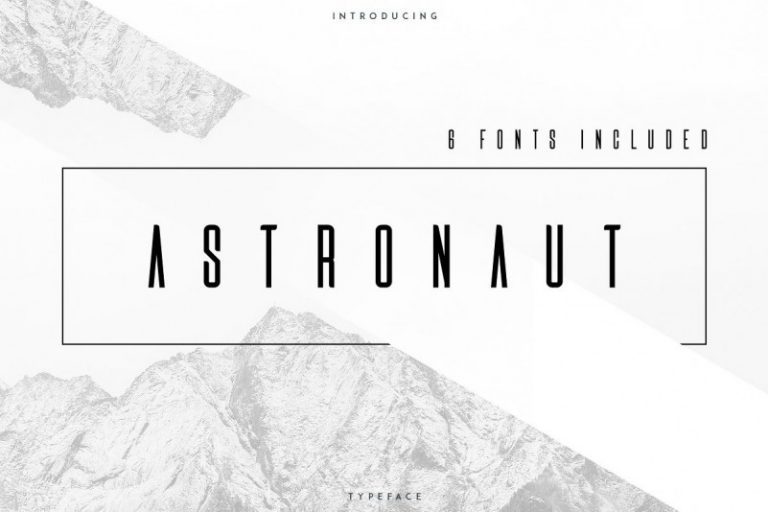 Astronaut Typeface Free Download