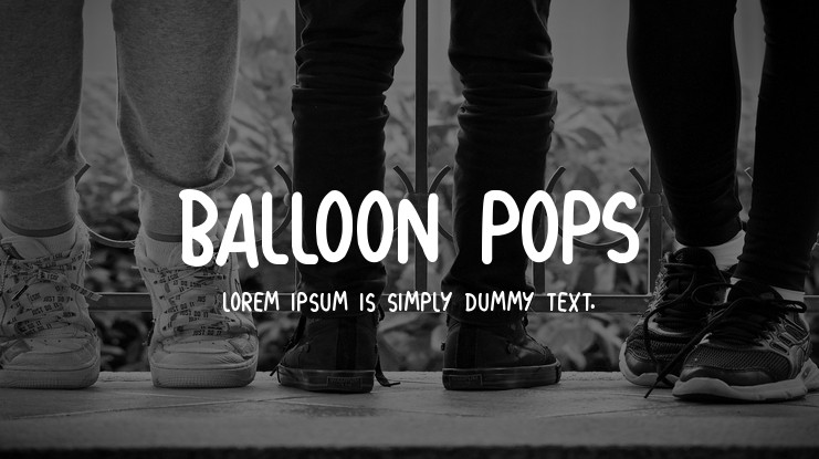 Balloon Pops Font Free Download