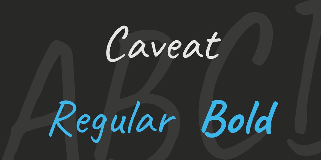 Caveat Font Free Download