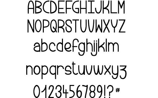 Cookies font