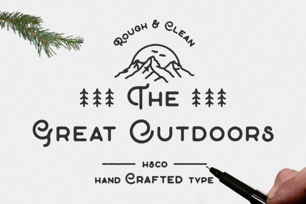 The Great Outdoors Font Free Download