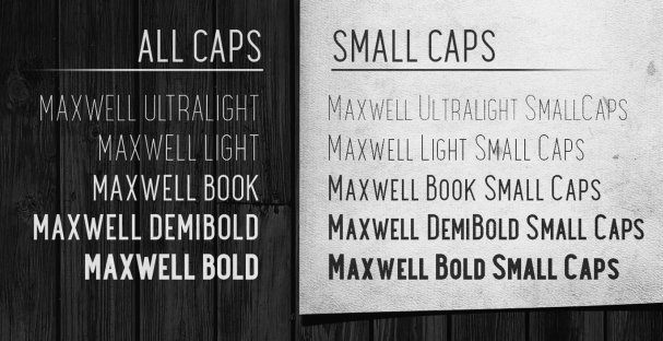 Maxwell font