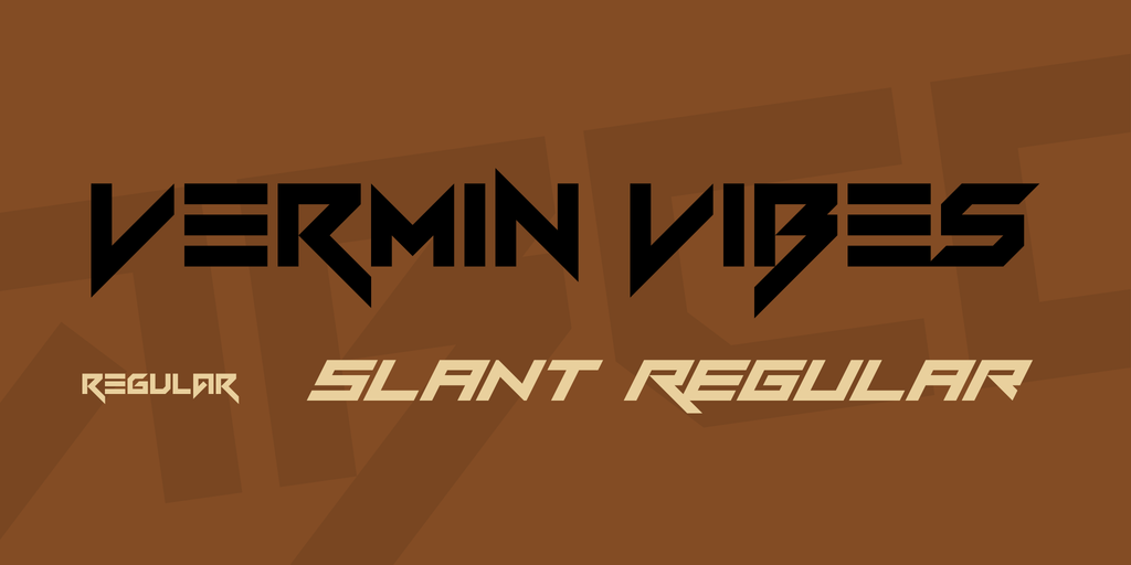 vermin verile font