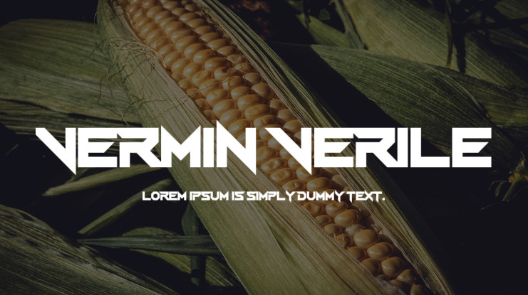 Vermin Verile Font Free Download