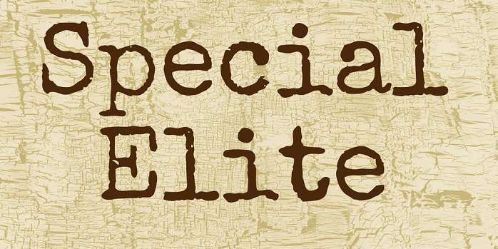 Special Elite Font Free Download