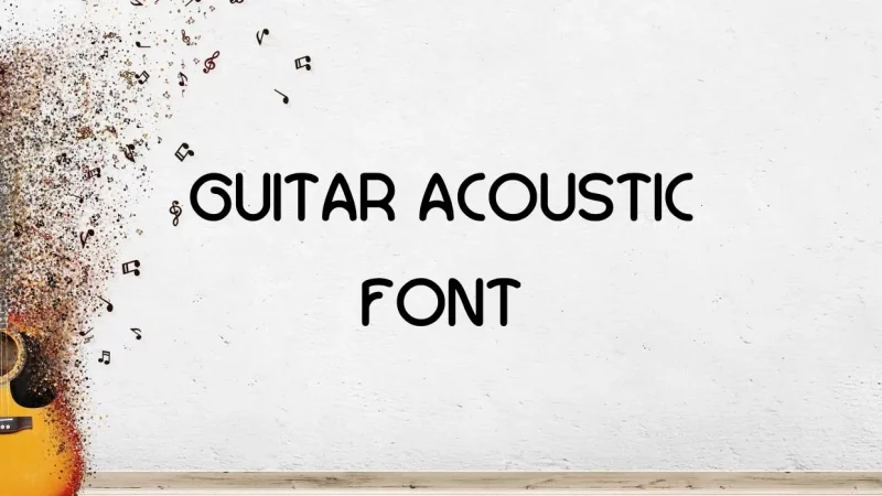 Guitar Acoustic Font Free Download