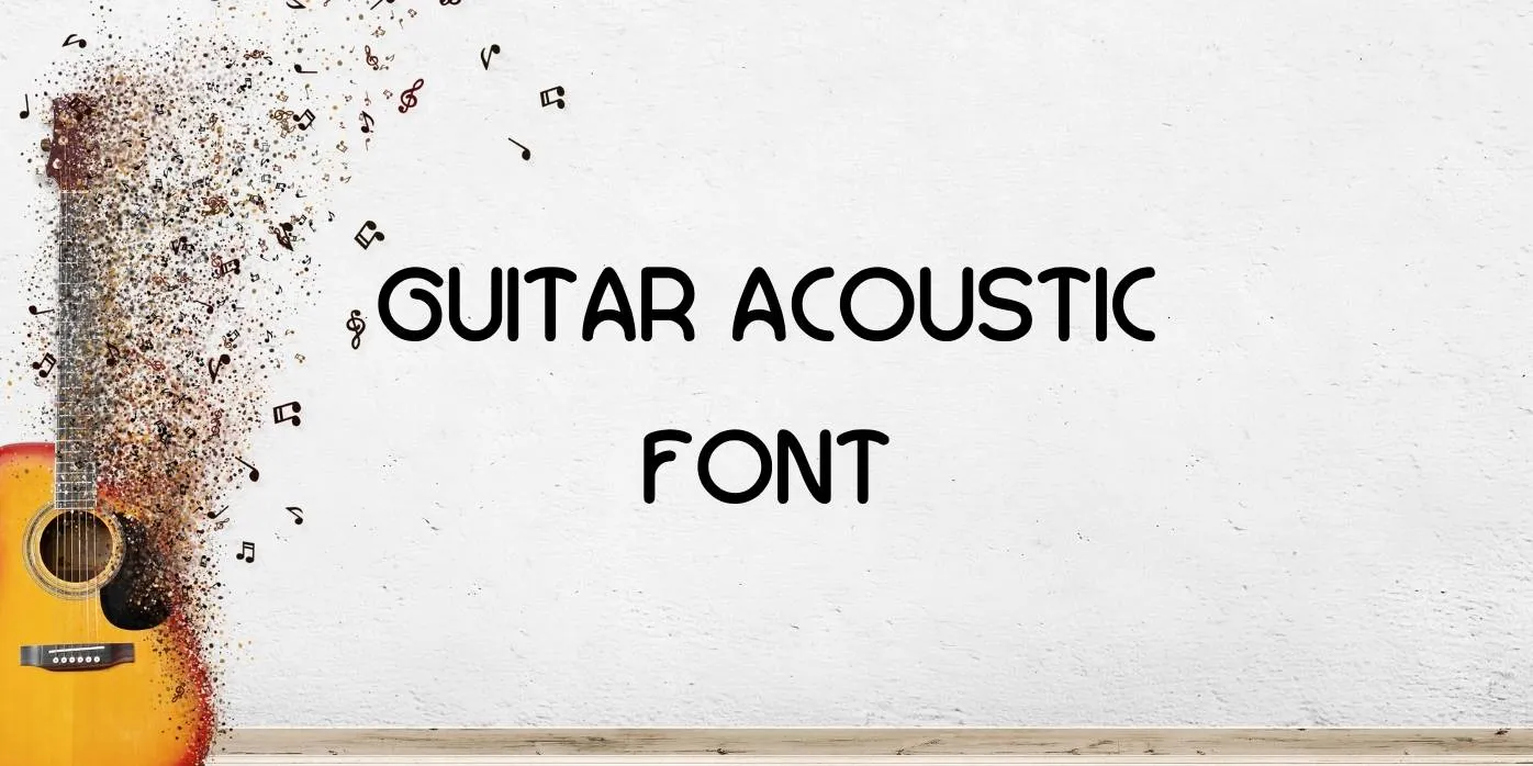 Guitar Acoustic Font Free Download