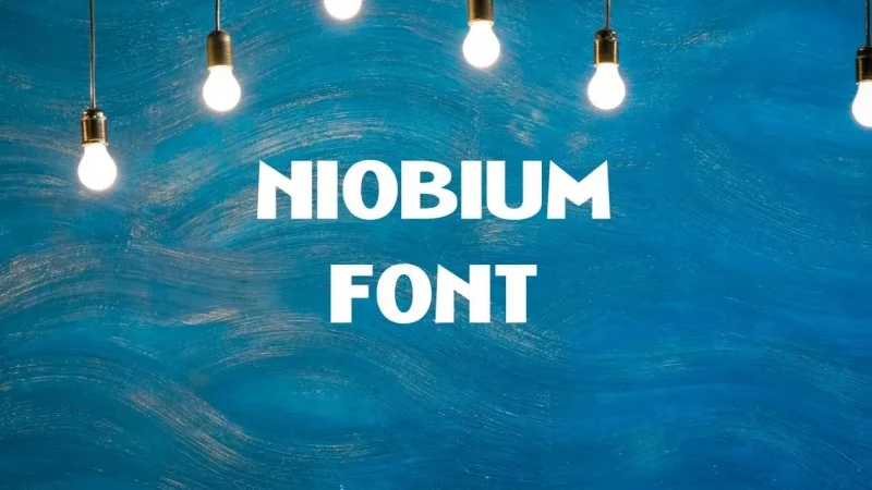 Niobium Font Free Download