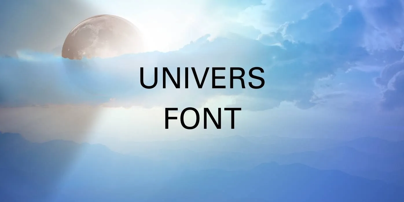 Univers Font Free Download