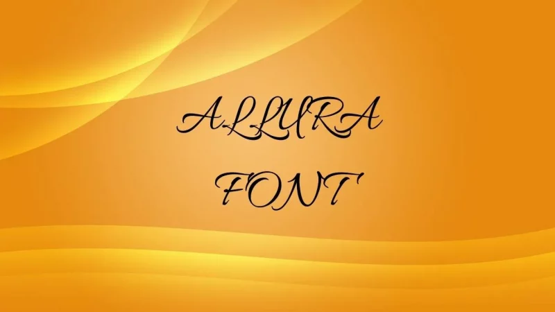 Allura Font Free Download