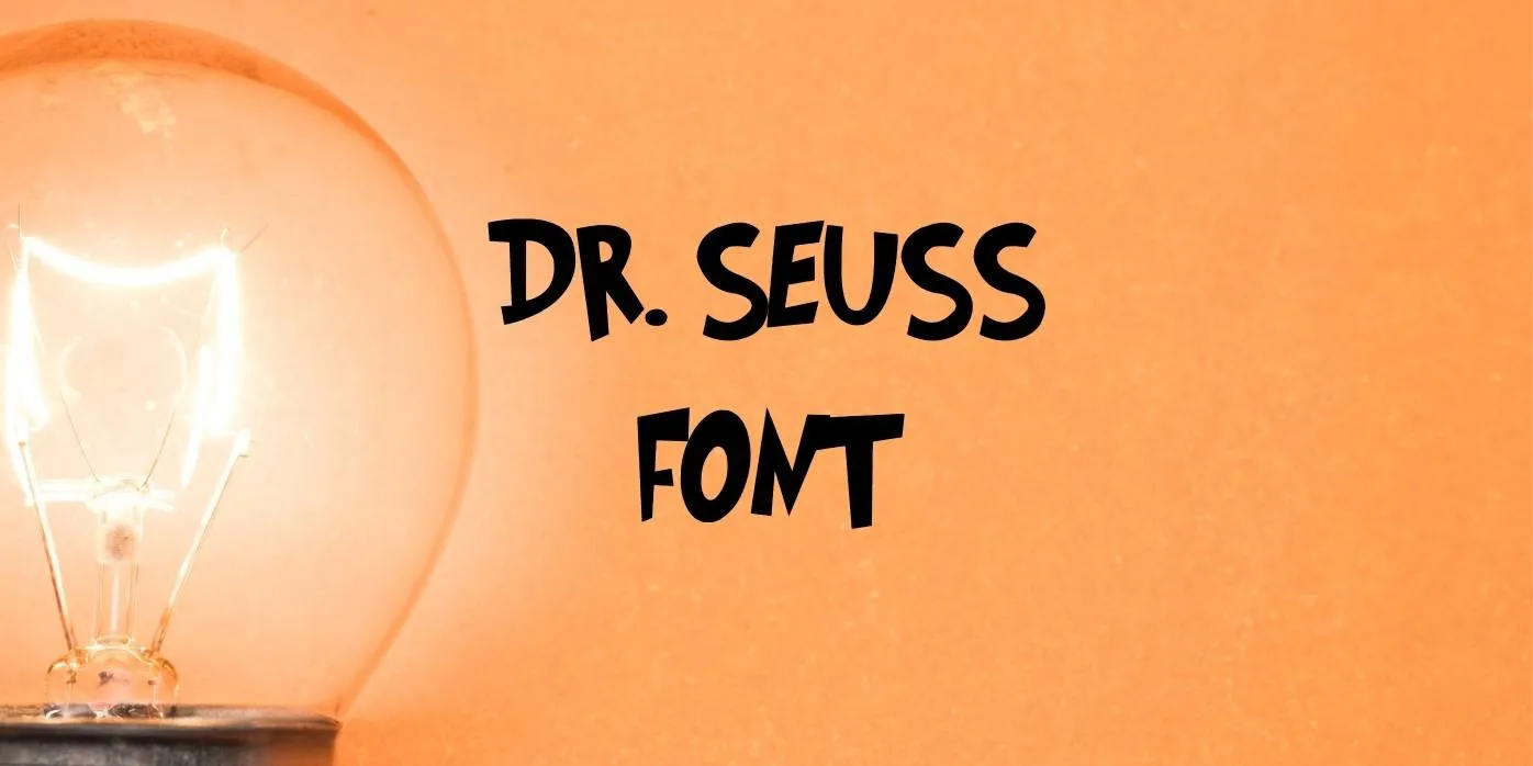 Dr Seuss Font Free Download