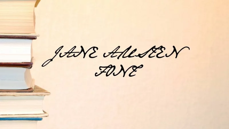 Jane Austen Font Free Download