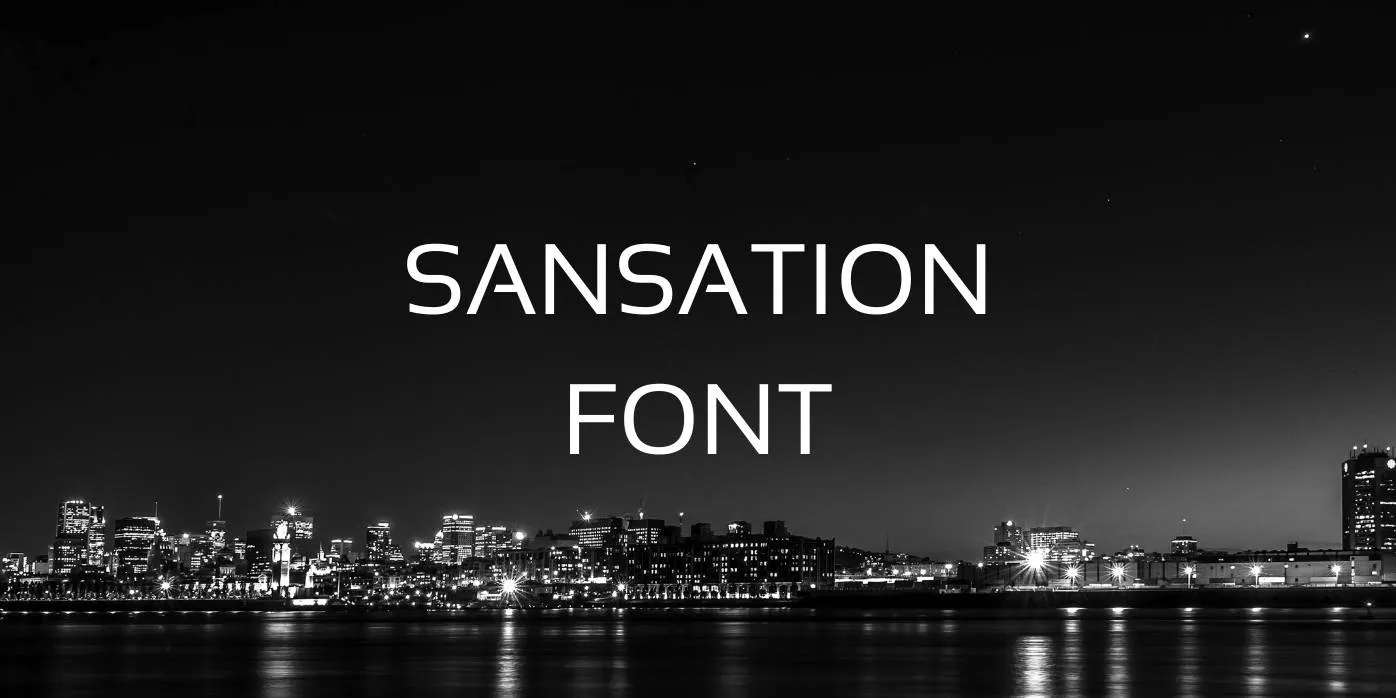 Sansation Font Free Download