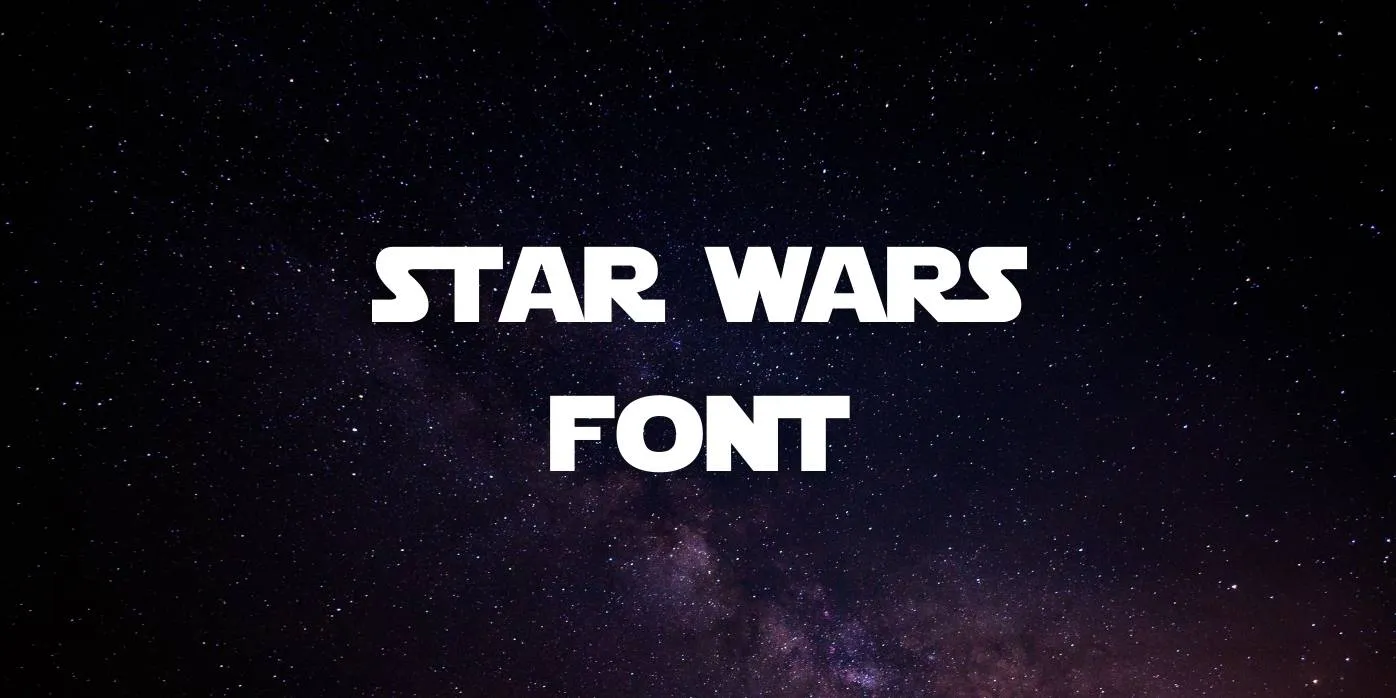 Star Wars Font Free Download