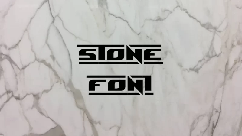 Stone Font Free Download