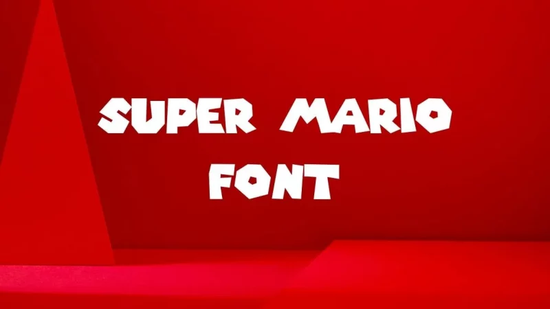 Super Mario Font Free Download