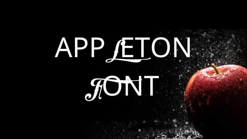 Appleton Font Free Download