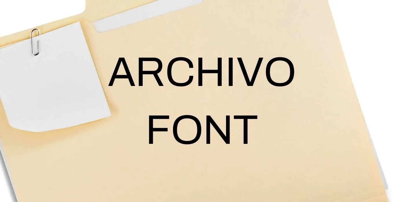 Archivo Font Free Download