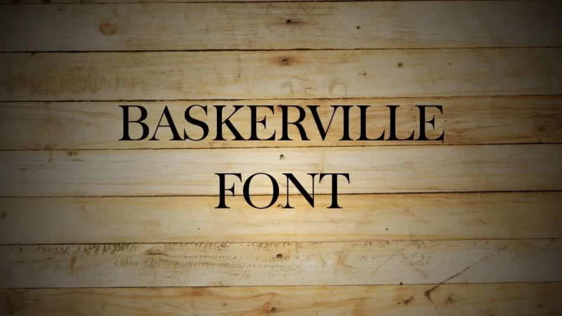 Baskerville Font Free Download
