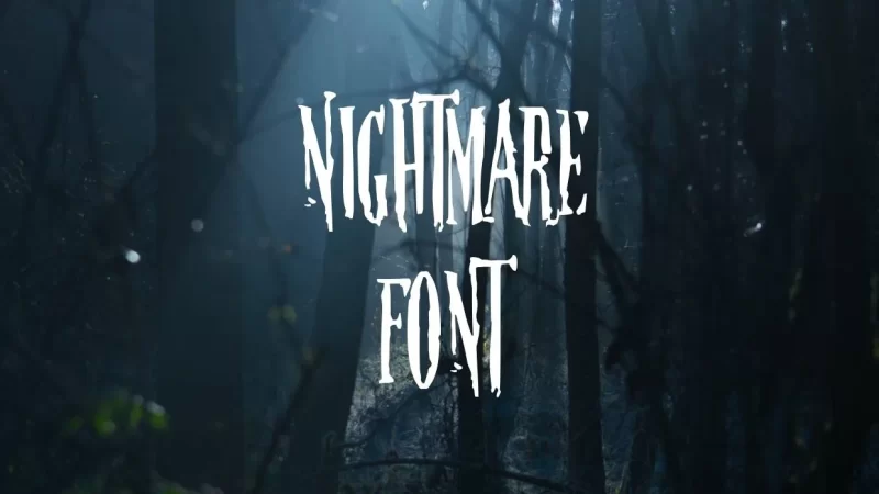 Nightmare Font Free Download