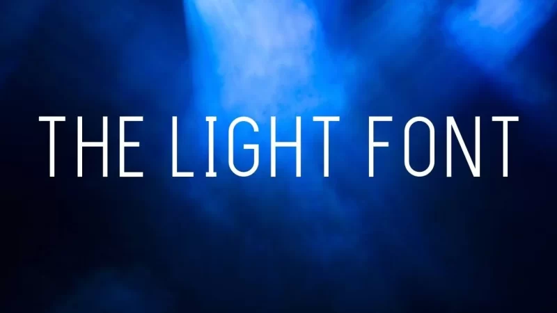 The Light Font Free Download