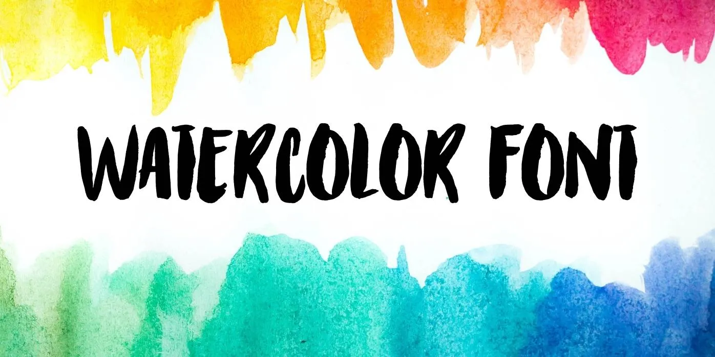 Watercolor Font Free Download