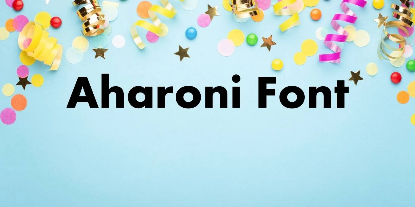 Aharoni Font Free Download