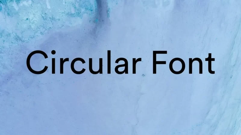 Circular Font Free Download