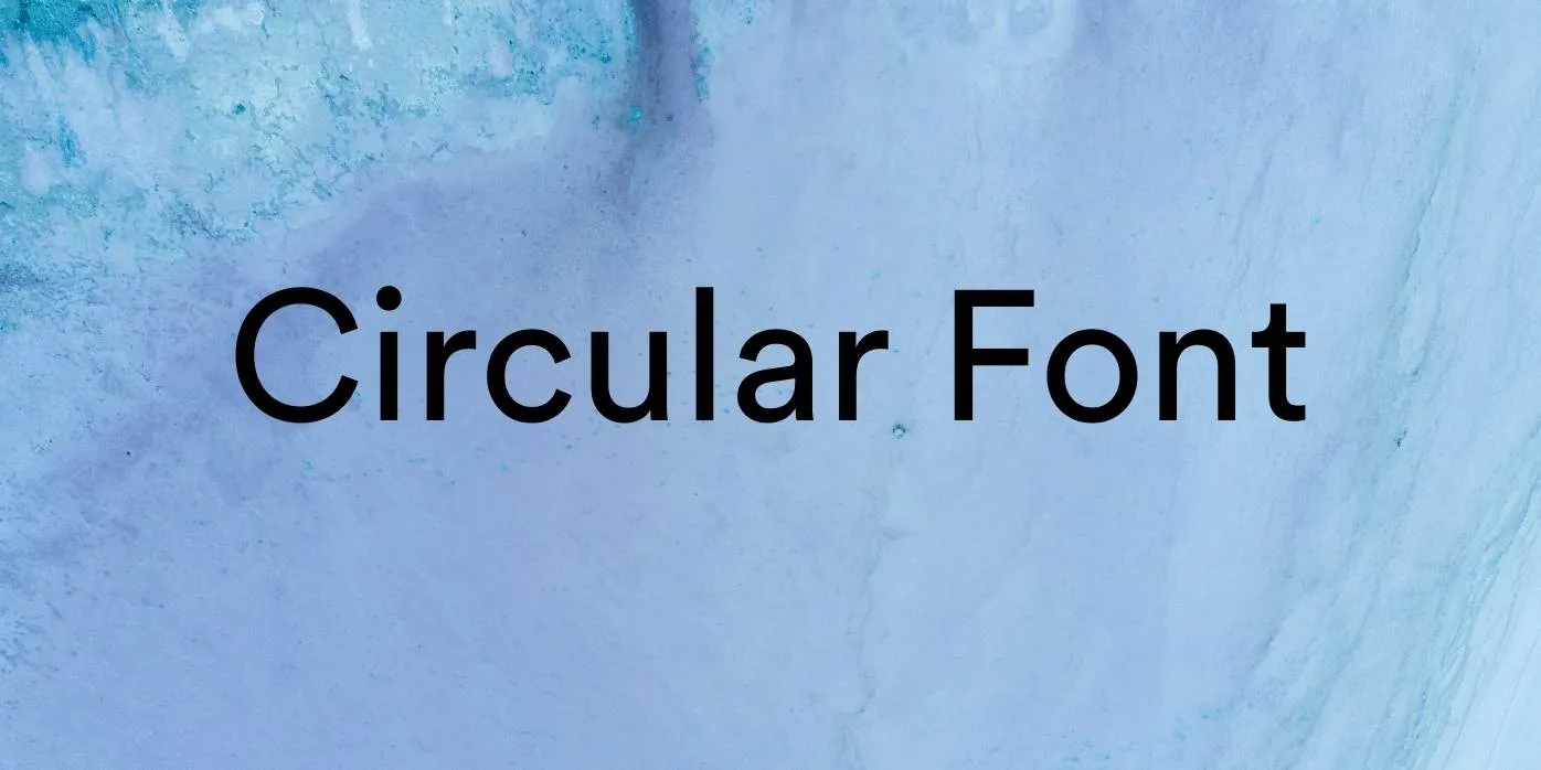 Circular Font Free Download