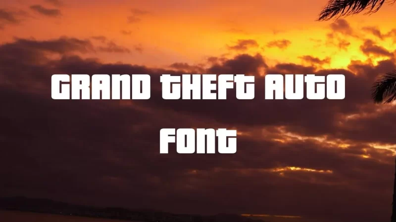 Grand Theft Auto Font Free Download