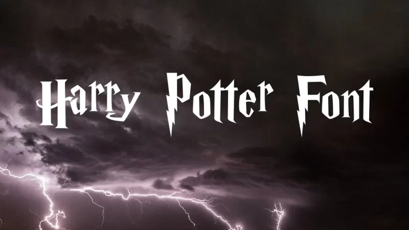 Harry Potter Font Free Download