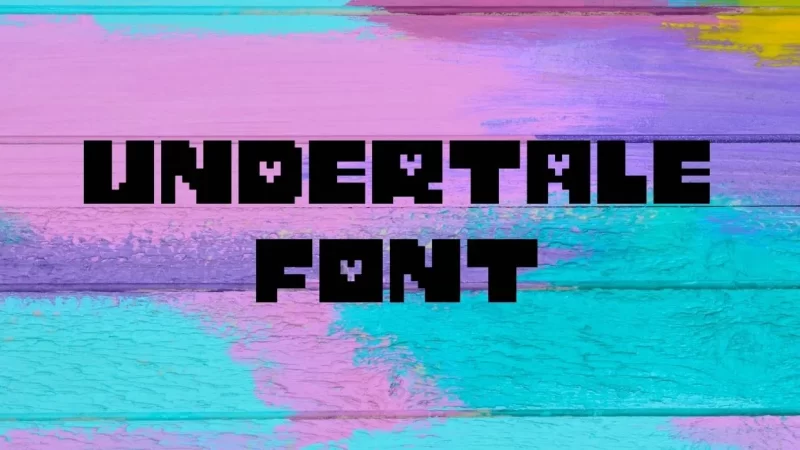 Undertale Logo Font Free Download