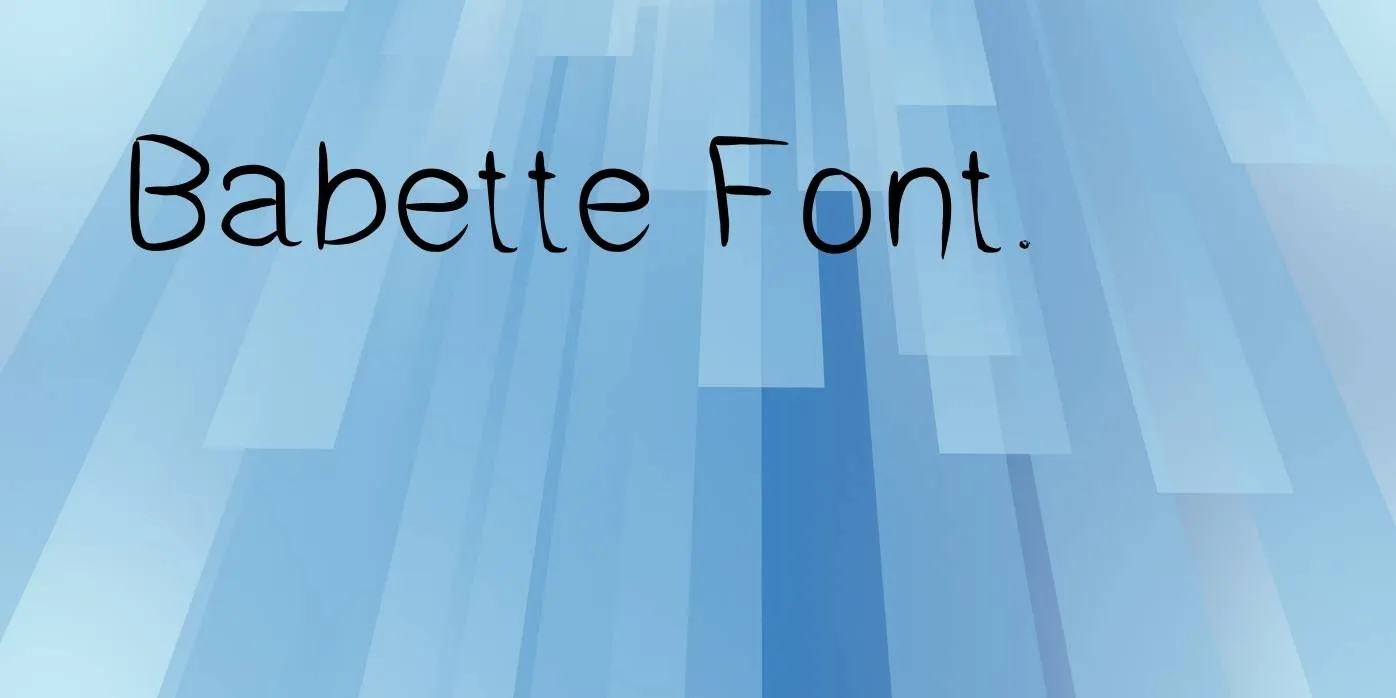 Babette Font Free Download