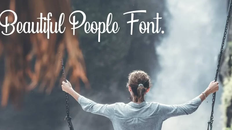 Beautiful People Font Free Download