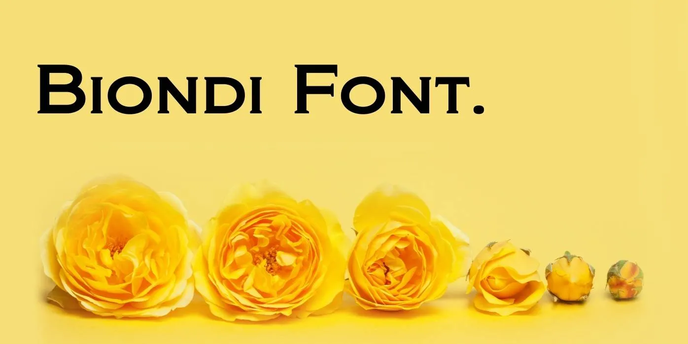 Biondi Font Free Download