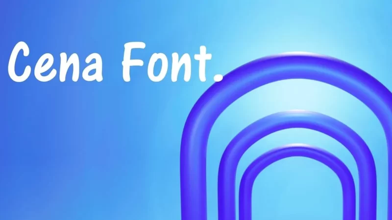 Cena Font Free Download