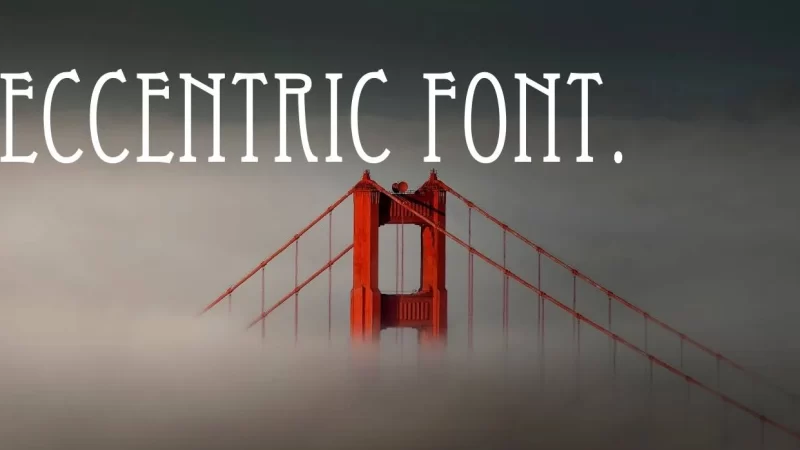 Eccentric Font Free download