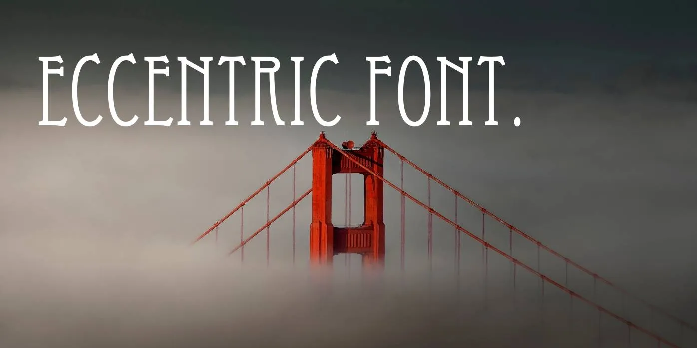 Eccentric Font Free download